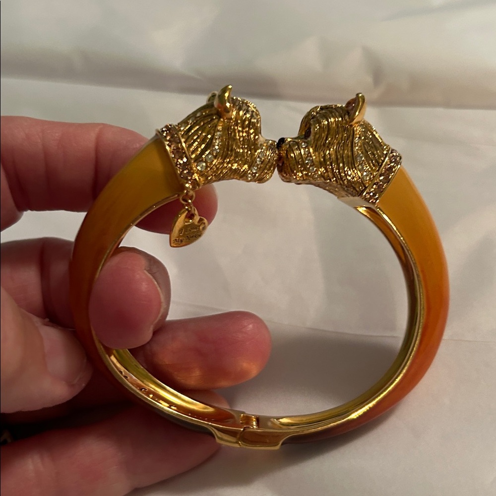 Rare Yorkie Dogs Clapper Bracelet